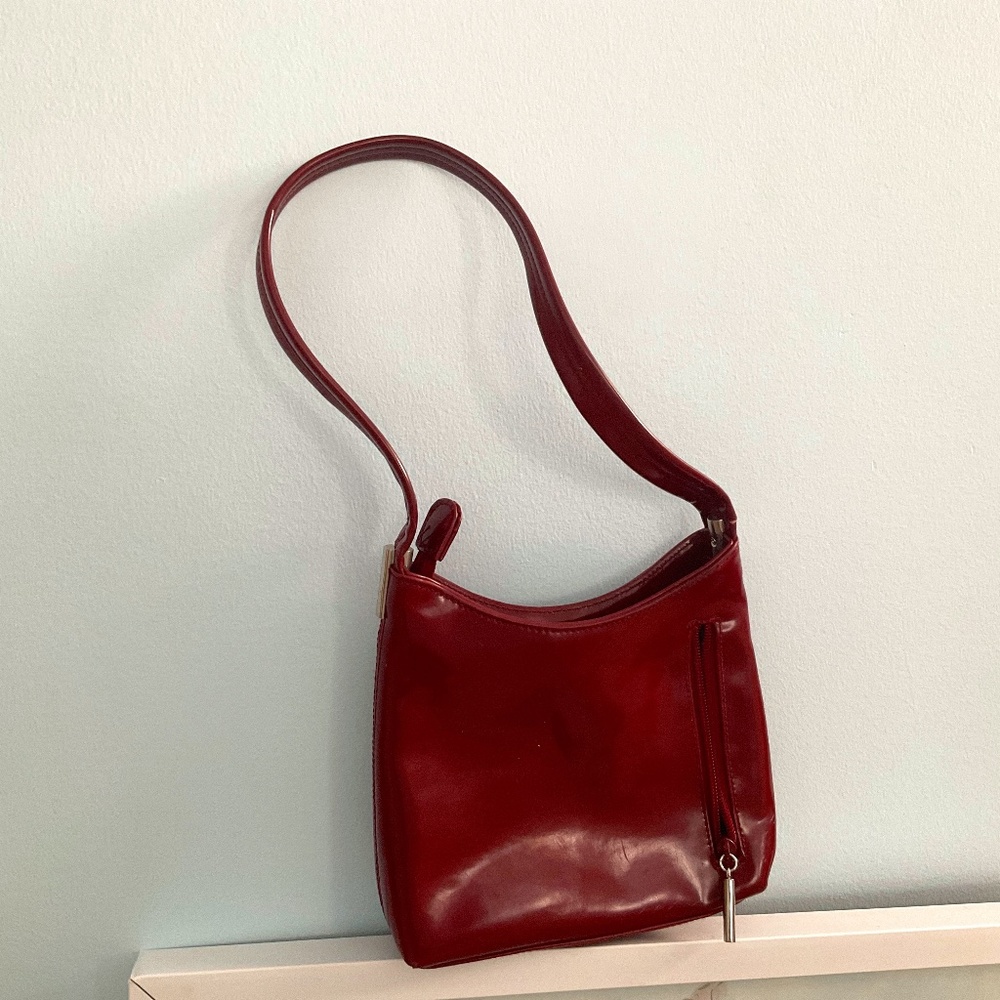 Red Leather Purse